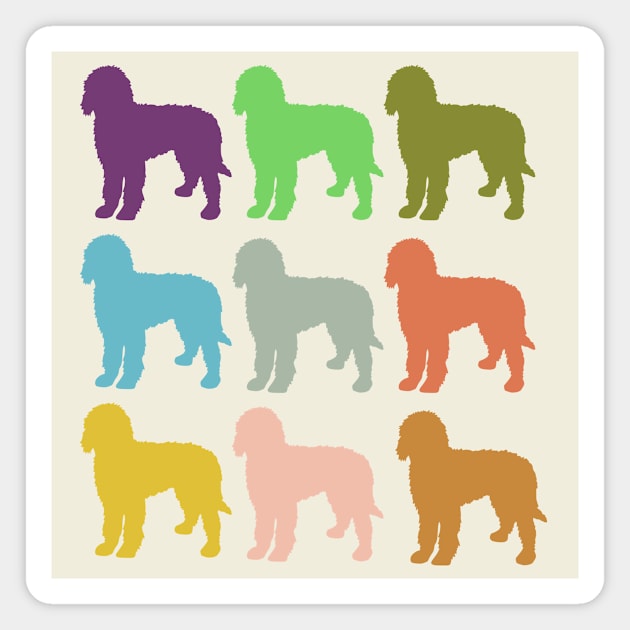 Golden doodle dog Magnet by Bridgett3602